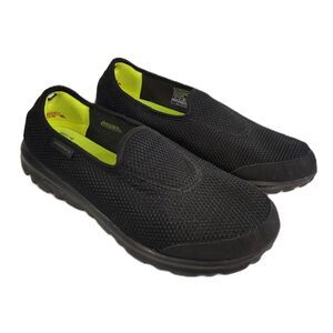 Skechers GOwalk Slip On Walking Shoes Women’s 9 Black Mesh Memory Foam Comfort
